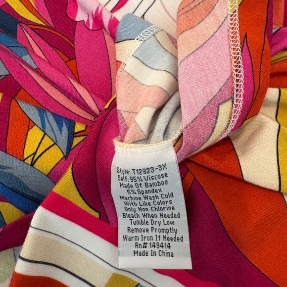 Johnny Was RACHEL MAY SHORT SLEEVE SWING POLO 2X - Picture 10 of 10